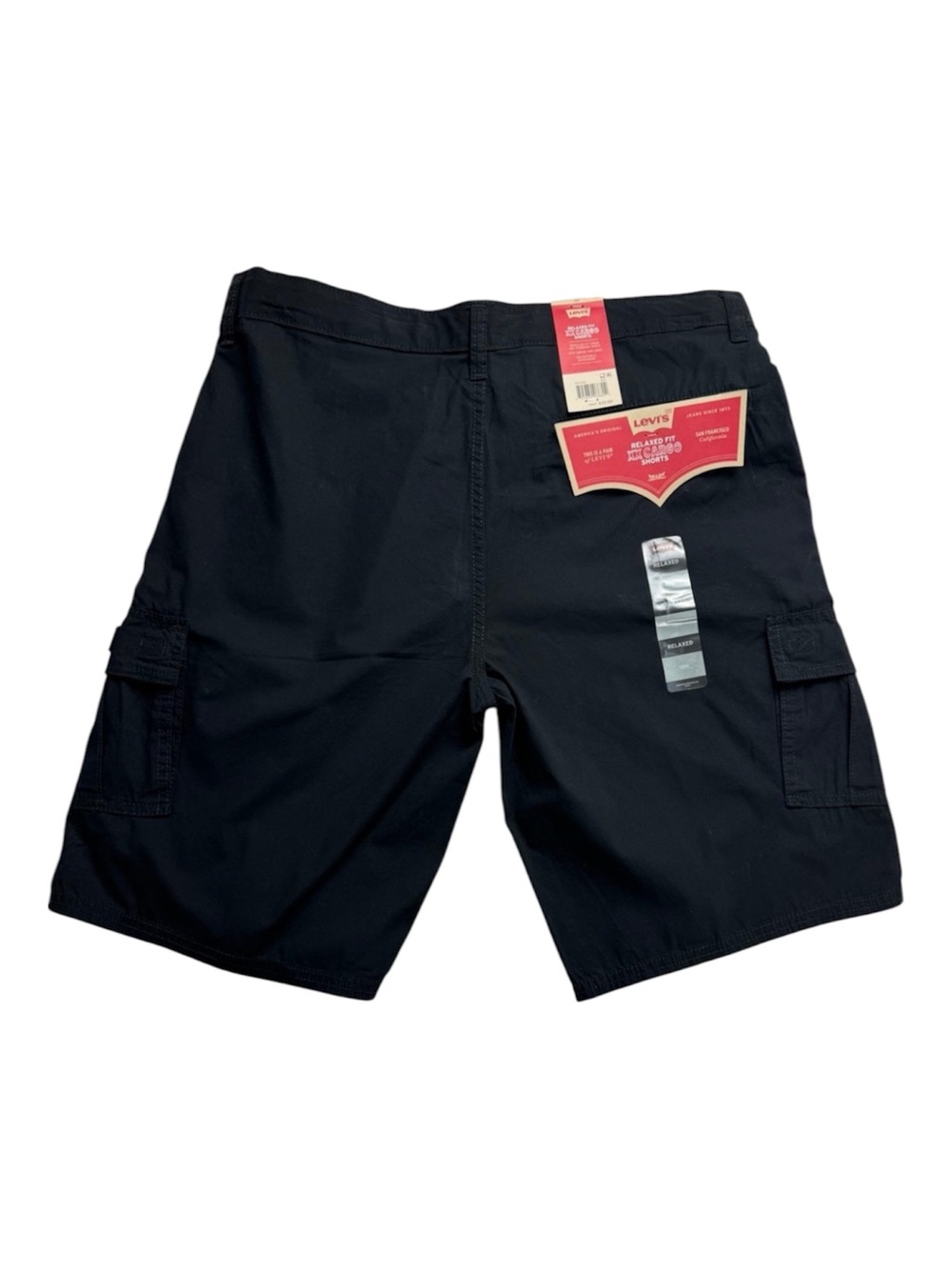Levi's Black Boys' Cargo Shorts with Pocket Flap size 12 Husky